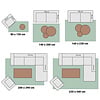 Waschbarer Teppich - Nova Medaillon Hellgrau - thumbnail 9