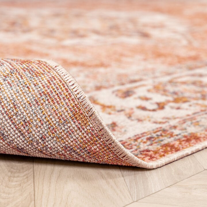 Vintage Läufer - Spring Medaillon Terracotta Creme - 4