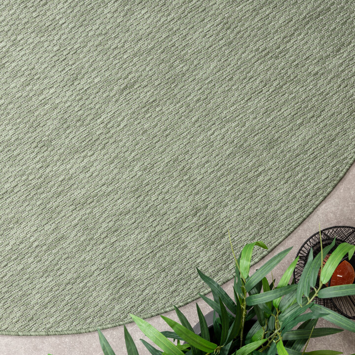 In- & Outdoor Teppich Rund - Costa Grün - 3