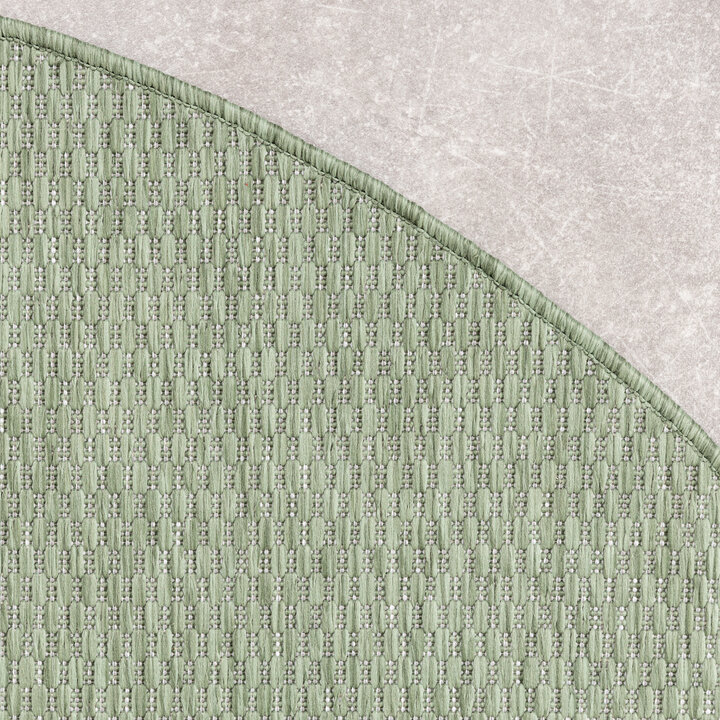 In- & Outdoor Teppich Rund - Costa Grün - 4