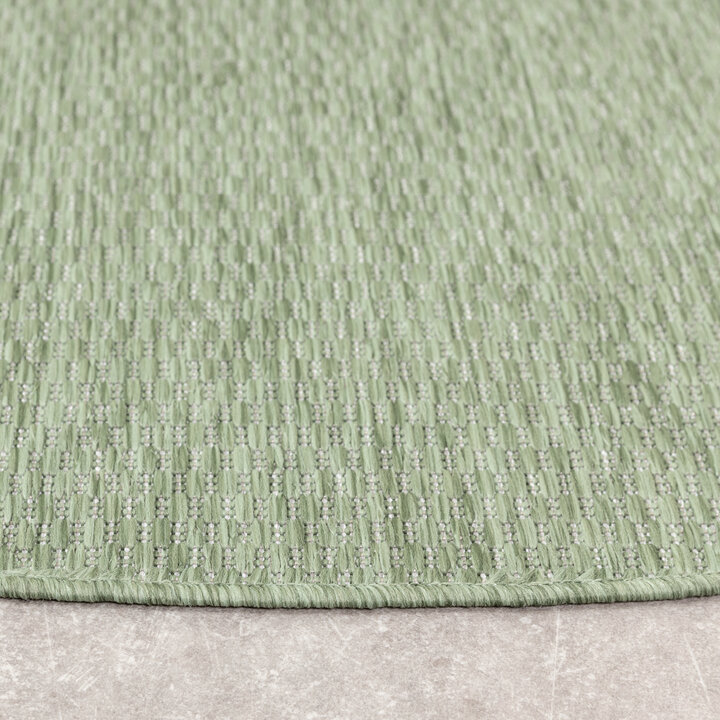 In- & Outdoor Teppich Rund - Costa Grün - 5