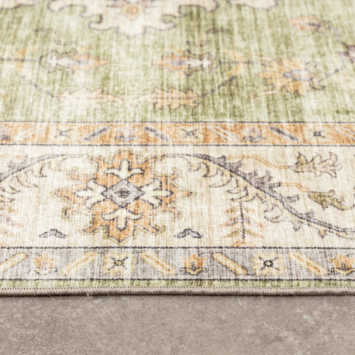 Vintage Gartenteppich - Santo Medaillon Grün - 6