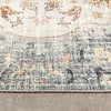 Vintage Gartenteppich - Santo Mandala Blau Grau - thumbnail 5