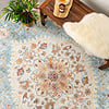 Vintage Gartenteppich - Santo Mandala Hellblau - thumbnail 3