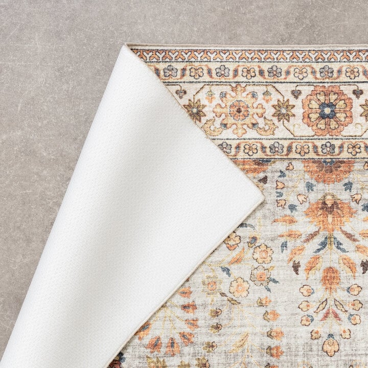 Vintage Gartenteppich - Santo Flora Hellgrau - 7