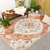Vintage Gartenteppich - Santo Mandala Terrakotta - thumbnail