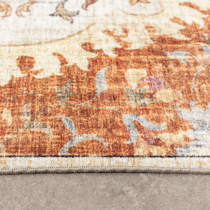 Vintage Gartenteppich - Santo Mandala Terrakotta - 5