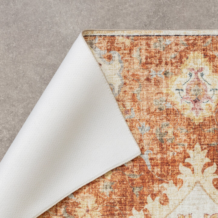 Vintage Gartenteppich - Santo Mandala Terrakotta - 6