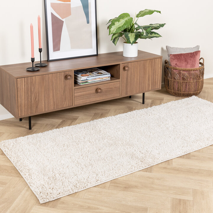 Hochflor Läufer - Sensa Creme