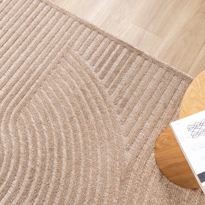 Teppich Modern - Nori Curves Taupe - 3
