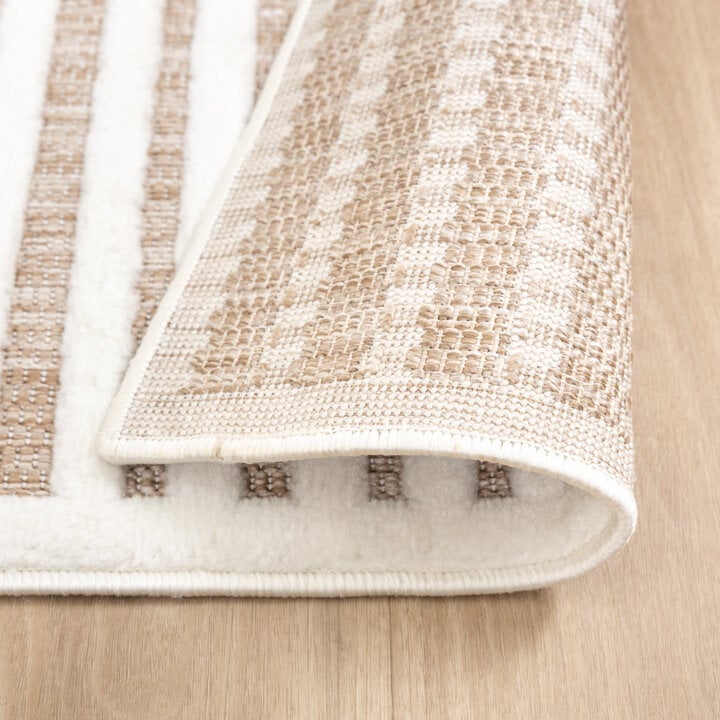 Teppich Modern - Nori Curves Weiß Taupe - 7