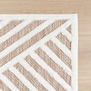 Teppich Modern - Nori Lines Weiß Taupe - thumbnail 4