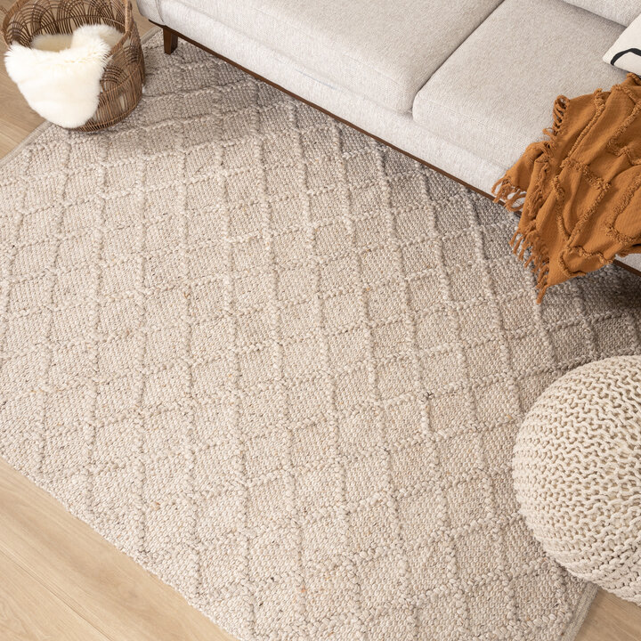 Wollteppich - Knit Beige - 3