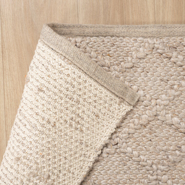 Wollteppich - Knit Beige - 8