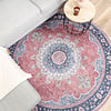 Teppich Vintage Rund - Lily Medaillon Rot Rosa - thumbnail 3
