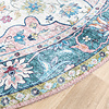 Teppich Vintage Rund - Lily Oriental Blau Rosa - thumbnail 6