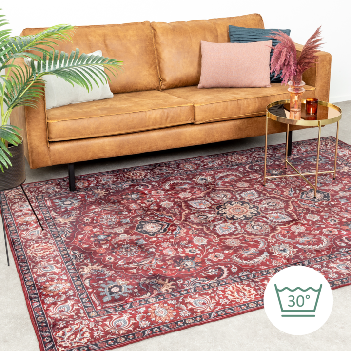Teppich Vintage - Imagine Medaillon Rot