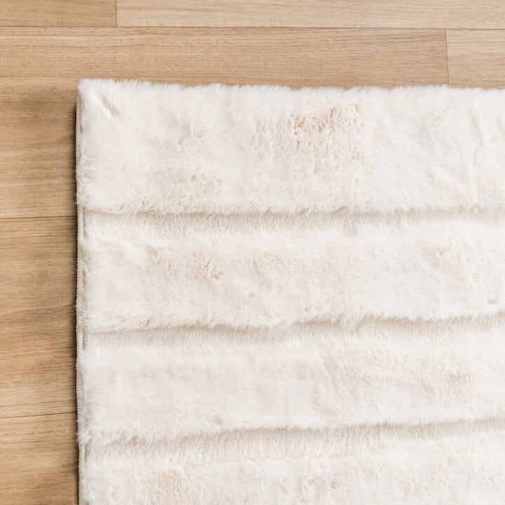 Hochflor Teppich - Carvy Curves Creme - 5