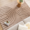 Hochflor Teppich - Carvy Arches Taupe - thumbnail