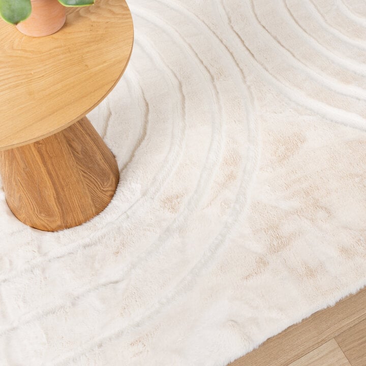 Hochflor Teppich - Carvy Arches Creme - 3