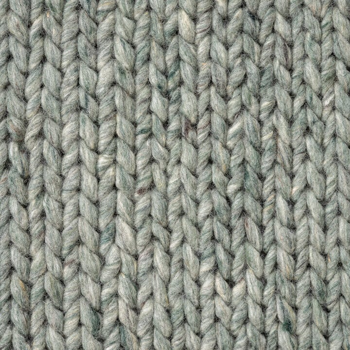 Wollteppich - Twist Grün - 6