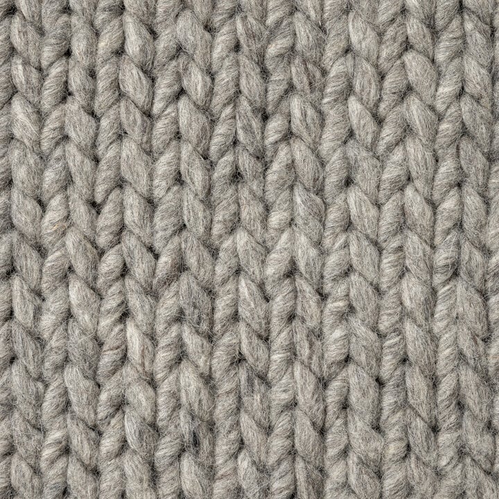 Wollteppich - Twist Grau - 7