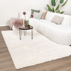 Waschbarer Hochflor Teppich - Tidy Weiss - thumbnail