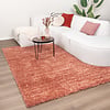 Waschbarer Hochflor Teppich - Tidy Terracotta - thumbnail