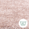Waschbarer Hochflor Teppich - Tidy Hellrosa - thumbnail 1