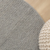 Wollteppich Rund - Twist Grau - thumbnail 2