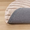 Hochflor Teppich Rund - Carvy Arches Taupe - thumbnail 6