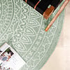 In- & Outdoor Teppich Rund - Summer Azteca Grün - thumbnail 3