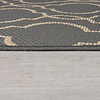 In- & Outdoor Teppich Rund - Floreno Milan Anthrazit Beige - thumbnail 2