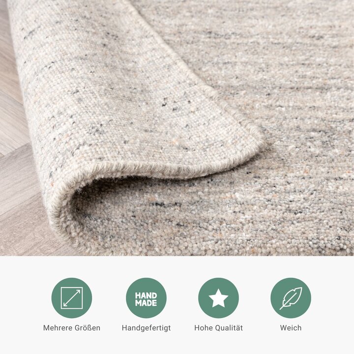 Berberteppich - Aicha Grau - 6