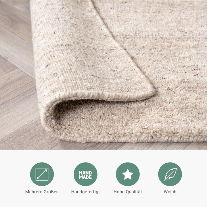 Berberteppich - Aicha Taupe - 6