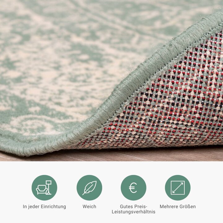 Teppich Vintage Rund - Wonder Oriental Grün - 5