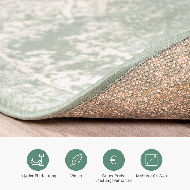 Teppich Vintage Rund - Wonder Grün - 4