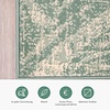 Teppich Vintage - Wonder Leaves Grün - thumbnail 5