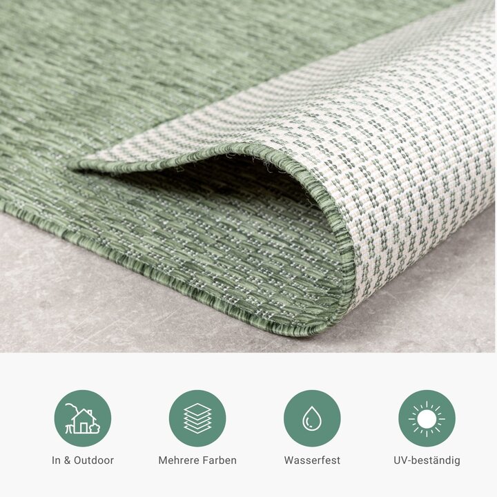 In- & Outdoor Teppich - Costa Grün - 4