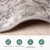 Teppich Vintage - Deep Tile Taupe Grau - thumbnail 4