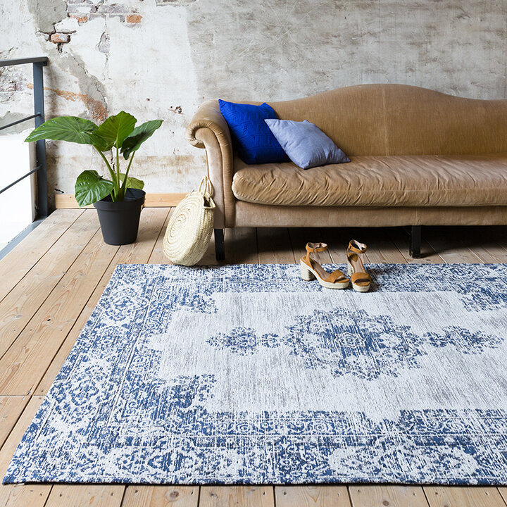 Teppich Vintage - Dreams Dunkelblau