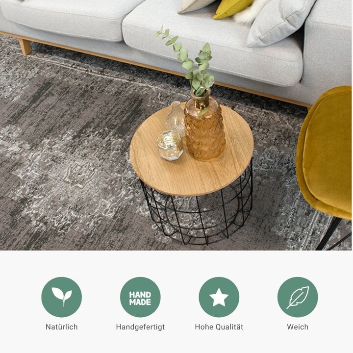 Teppich Vintage - Dreams Anthrazit Braun - 3