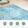 Teppich Vintage - Estate Medaillon Hellblau - thumbnail 5