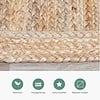 Jute Teppich - Fair Natur - thumbnail 5