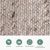 Wollteppich - Feline Braun Meliert - thumbnail 4