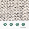 Wollteppich - Feline Grau Meliert - thumbnail 4