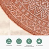 In- & Outdoor Teppich Rund - Summer Azteca Terracotta - thumbnail 4