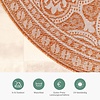 In- & Outdoor Teppich Rund - Summer Oriental Terracotta - thumbnail 4