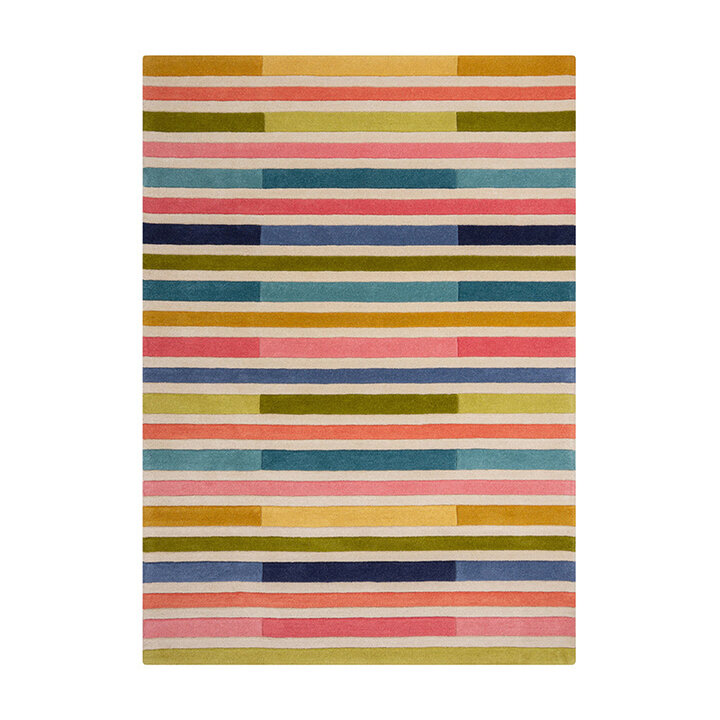 Moderner Teppich - Illo Piano Rosa Bunt