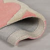 Moderner Teppich Rund - Illo Rosella Rosa Blau - thumbnail 5